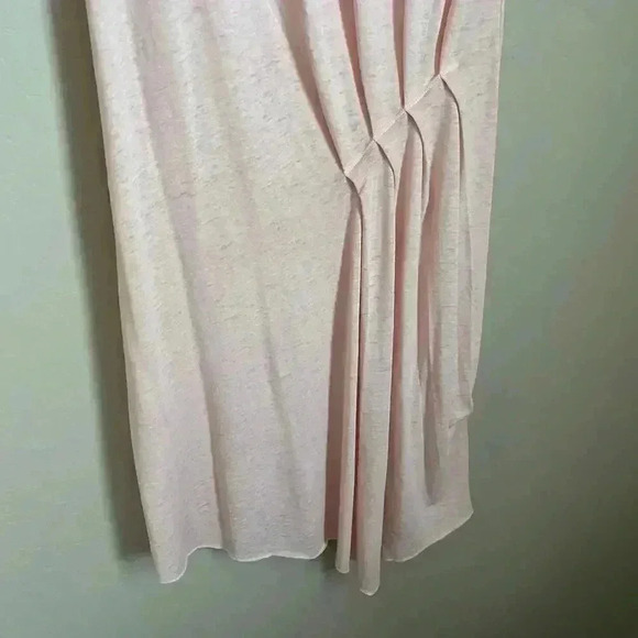 All Saints Duma Asymmetrical‎ Tank Dress Blush - Picture 3 of 16